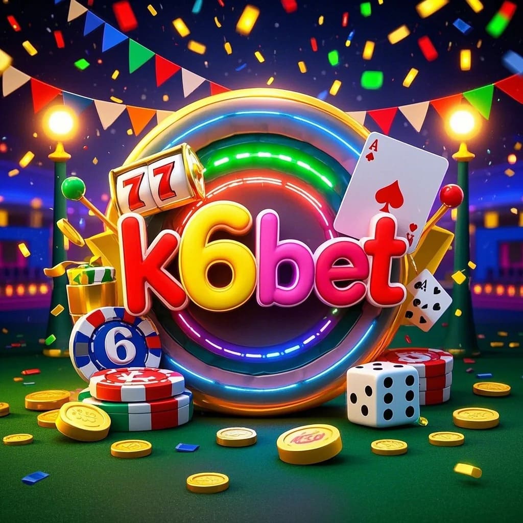 Imagem promocional da k6bet mostrando a plataforma e suas vantagens